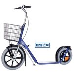 ESLA potkulauta hybriditangolla ja ilmakumirenkailla Sininen