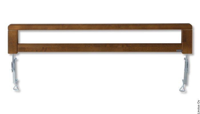 Kiteen huonekalutehdas Turvalaita Seniori-sänkyyn 46x130 cm Pähkinä