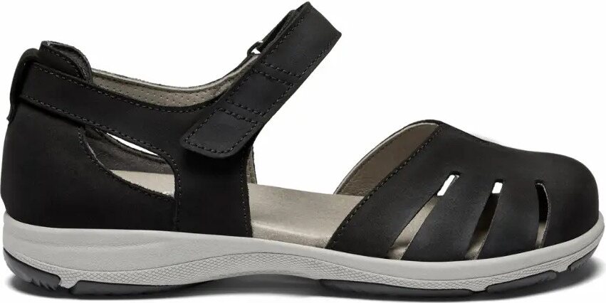 New Feet naisten sandaalit yhdellä tarralla Musta