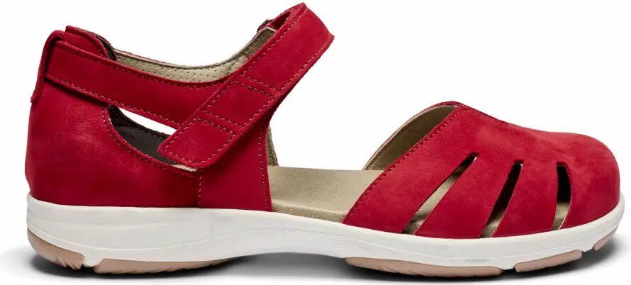 New Feet naisten sandaalit yhdellä tarralla Punainen