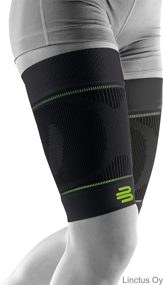 Bauerfeind Sports kompressio reisituki Musta