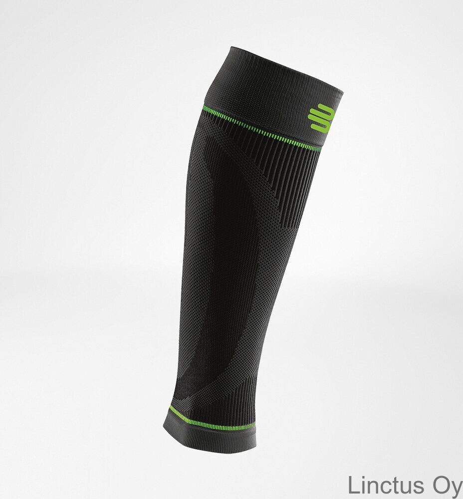 Bauerfeind Sports pohkeen kompressiotuki Musta