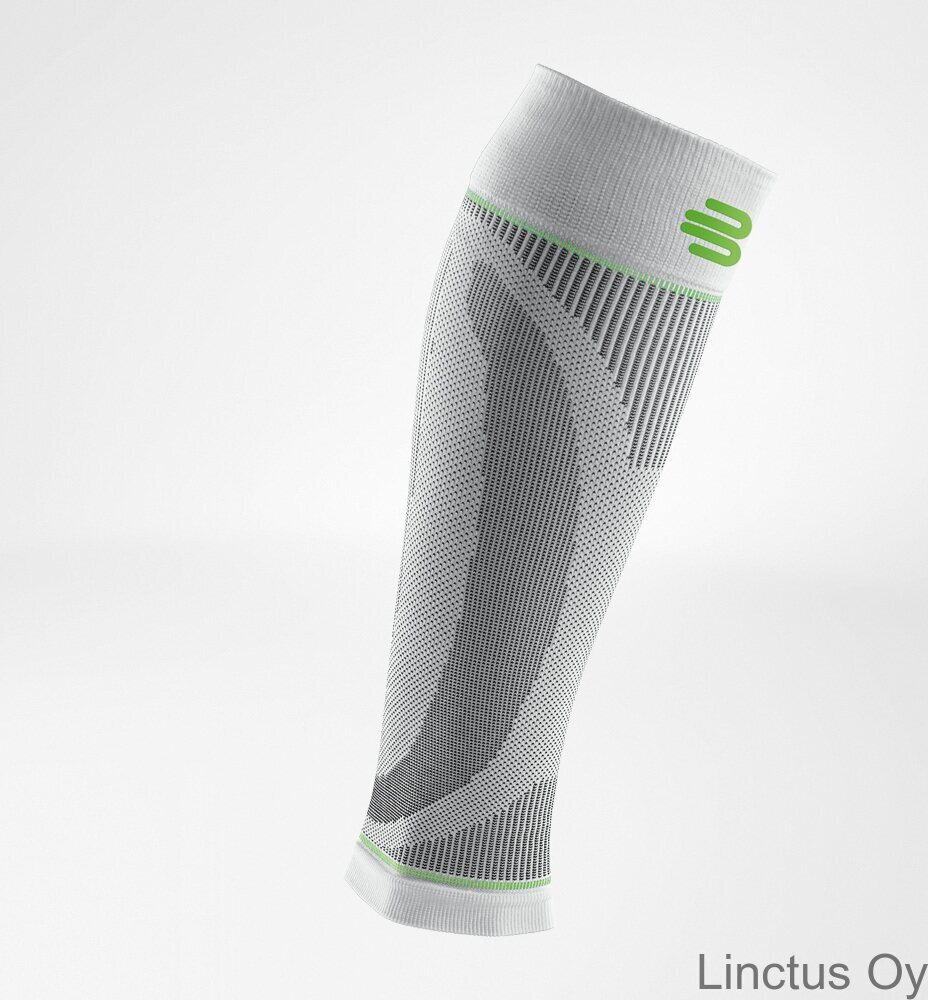 Bauerfeind Sports pohkeen kompressiotuki Valkoinen