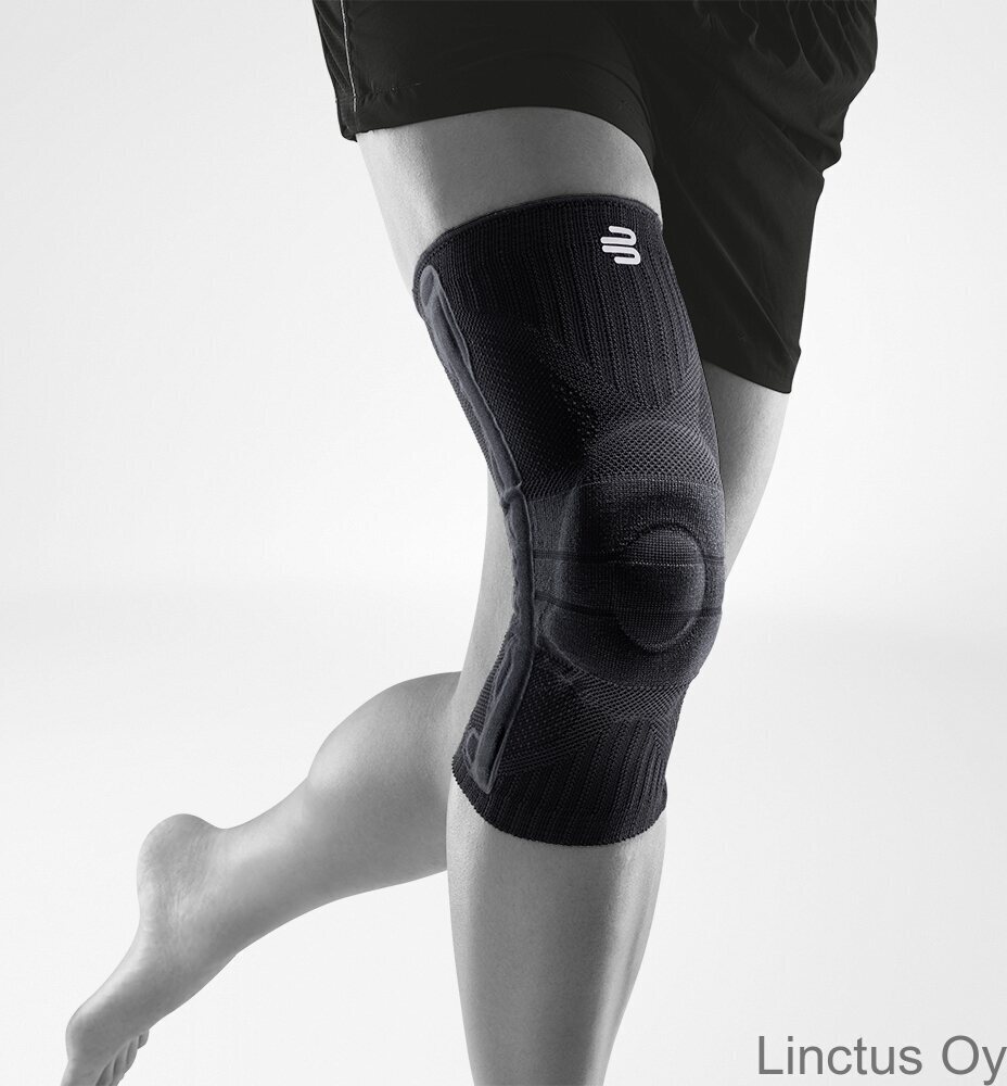 Bauerfeind Sports polvituki Solid black