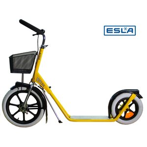 ESLA potkulauta hybriditangolla ja ilmakumirenkailla