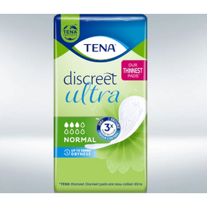 TENA Discreet Ultra Pad Normal - pussi 16 kpl