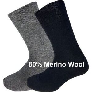 Merinovillaiset Comfort sukka Harmaa