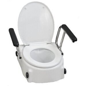WC-korottaja käsinojilla