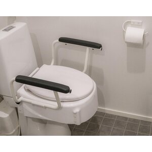 WC-korottaja käsinojilla