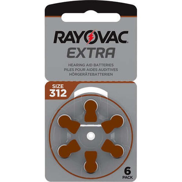 Rayovac 312 paristot 8 kpl kiekko